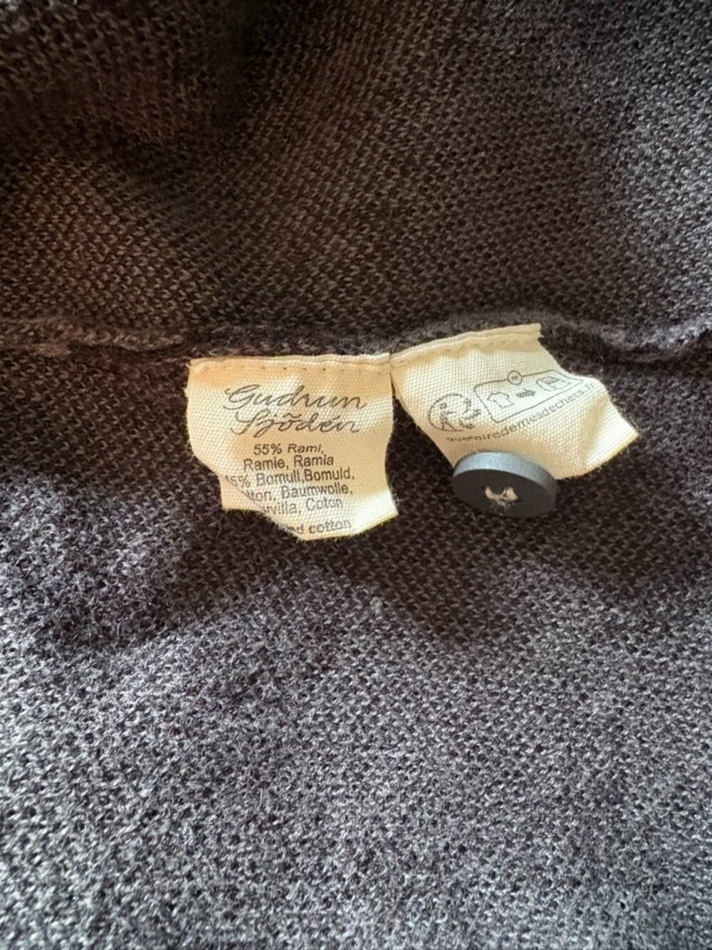 Gudrun Sjoden Dawn Long Cardigan, Ash Grey XL - Picture 10 of 11